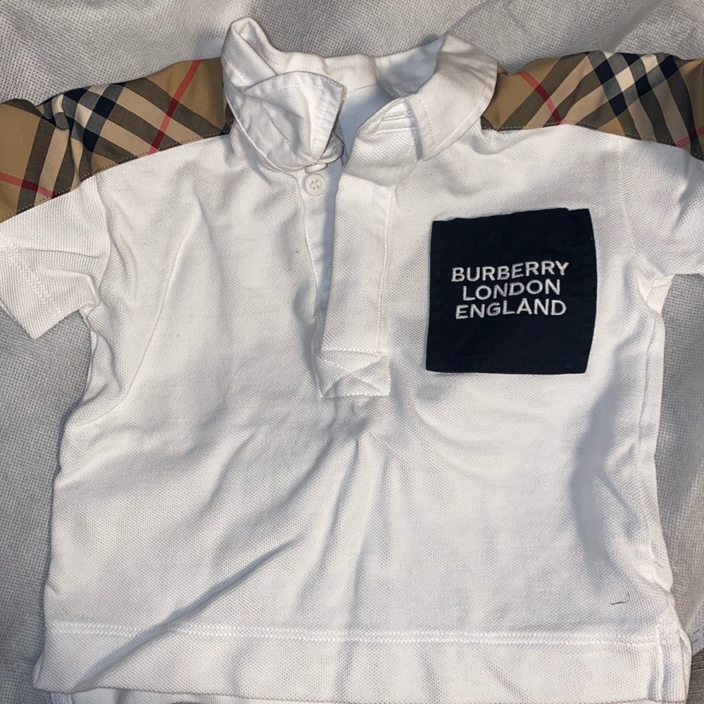 Infant Burberry shirt